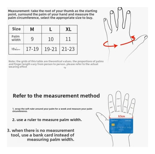 1 Par De Guantes De Ejercicio Con Pulsera Antideslizante
