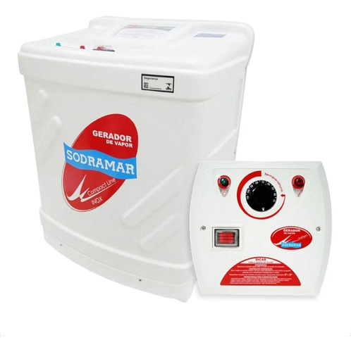 Gerador De Vapor Sodramar 6kw 220v Tri Para Sauna Com Quadro