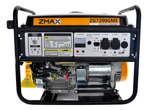 Gerador Gasolina 13cv Monof.partida Elétrica Zg7200gme Zmax