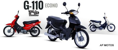 Imagen 6 de 11 de Guerrero Trip 110 Econo Negro 0km Ap Blitz 2023 Smash Rappi