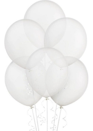 25 Globos Perlados 12pulgadas Blancos -barata La Golosineria