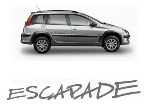 Peugeot 206 Hoggar Adesivo Escapade