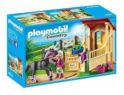 Playmobil Horse Stable Com Conjunto De Construção Araber Mul