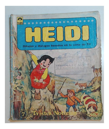 Historieta Heidi 7 Tristes Noticias