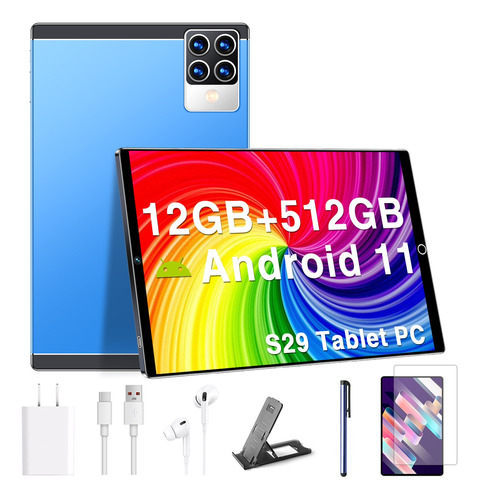 Tabletas S29 Pro Android Tablet Pantalla Grande Wifi 12+512