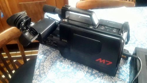 Filmadora Vhs - Panasonic M 7. Funcionando A Revisar. Negro (Usado)