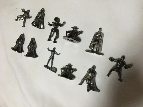 Set Figuras Metálicas Star Wars De Bimbo Del 2005. (Usado)