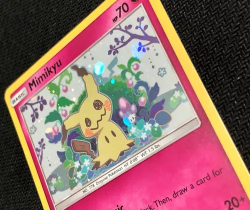 Raríssima Carta Pokemon Mimikyu Promo (sm163/250) Original