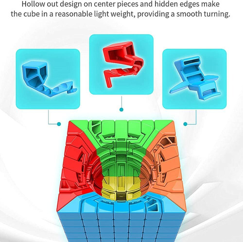 Moyu Meilong Speed Cube 7x7 Stickerless Meilong Puzzle ...