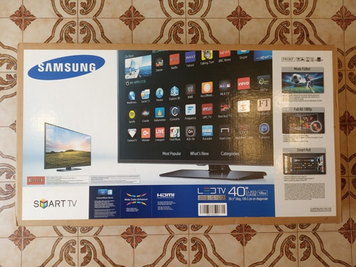 Imagen 2 de 3 de Smart Tv Samsung 40 Pulgadas Un40h5103ah