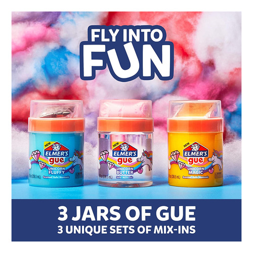 Kit Prefabricado De Slime Unicorn Dream Slime De Elmers Gue