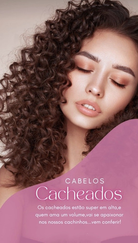 Aplique Tic Tac Bio Humano Morena Iluminada Cacheado 7 Peças Morena Iluminada Aplique Tic Tac Bio Humano Cacheado 7 Peças