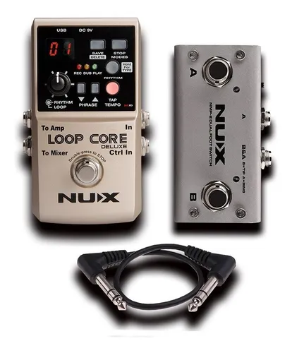 Pedal Efectos Nux Loop Core Deluxe Bundle