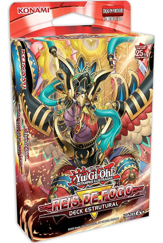 Yu-gi-oh! Deck Estrutural Reis De Fogo - Card Game