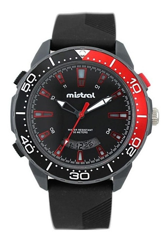 Reloj De Hombre Ana-digi Mistral Sumergible Garantia Oficial