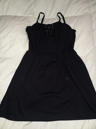 Vestido Negro Mujer Como Quieres Que Te Quiera -talle 40