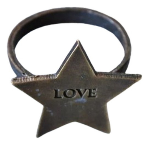 Anillo Porta Servilleta Servilletero Estrella Love