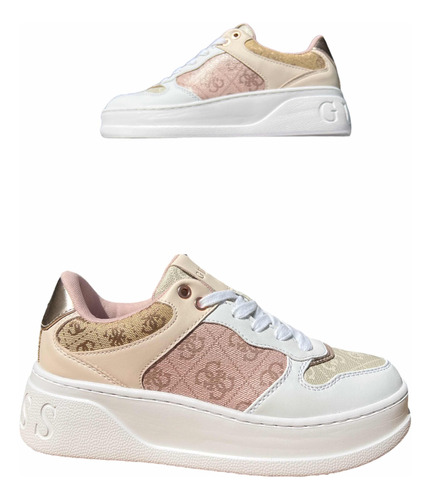 Tenis Guess Gwcleva4 Para Dama Nuevos 100% Originales