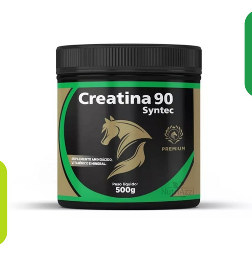 Creatina 90 Syntec 500gr  Aumento Massa Muscular Cavalo Ègua