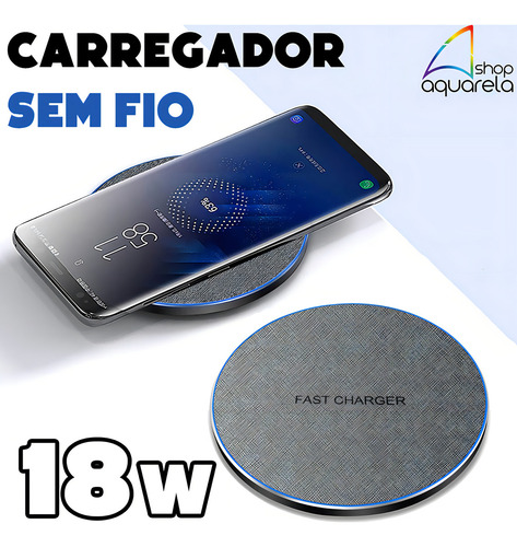 Sumexr SX-WX1 Carregador Indução Sem Fio Wireless Cor Cinza