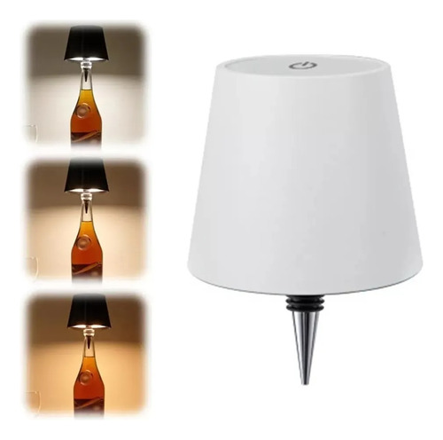 Para Lámpara Para Botella De Vino De 3 Colores, Recargable /