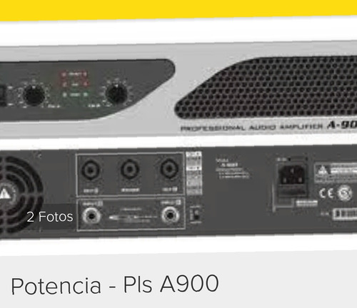 Vendo Potencia Pls 900 Poco Uso Como Nueva 