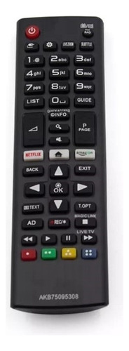 Tv Control Remoto Para LG Smart Tv Led Akb75095308