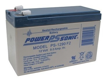 Imagen 1 de 3 de Bateria 12v 9ah Powersonic Agm/ Ups /alarma /sirena Ps-1290