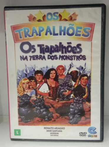 Dvd Os Trapalhões Na Terra Dos Monstros * Original (Usado)