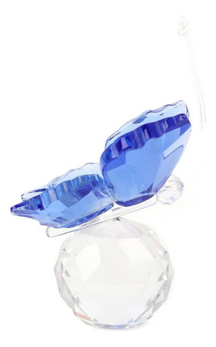 Figura De Mariposa De Cristal En Miniatura De Glass Craft