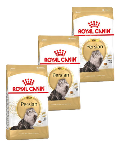 3 Pack Royal Canin Para Gato Persa Adulto 3 Kg Cada Uno