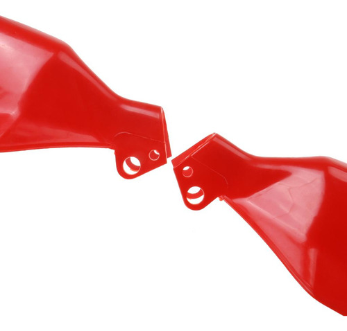 4 X 2x Guardias De Manillar Protectores De Palancas De Rojo