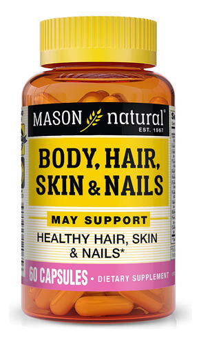 Mason Natural Biotina Body Hair - Unidad a $1917