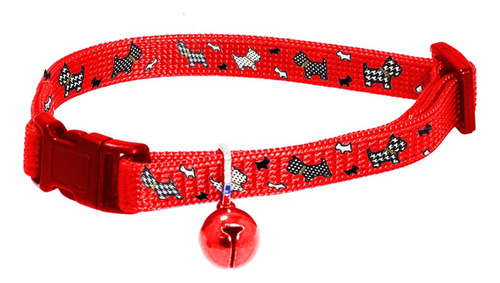 Collar Para Perros Y Gatos Raza Pequeña Con Cascabel Diseño