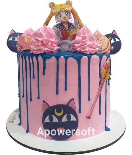 Torta Temática Sailor Moon