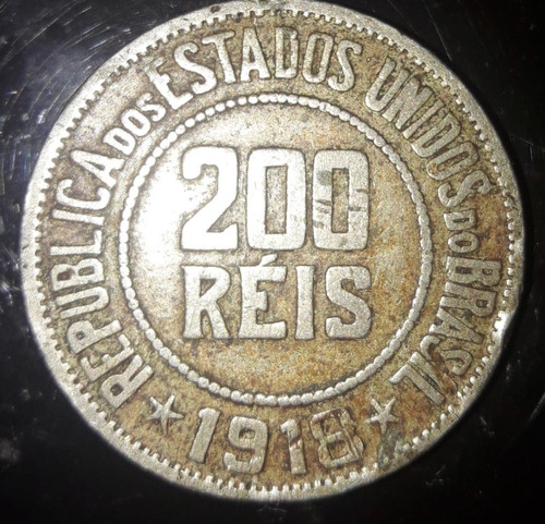 Moeda 200 Réis 1918