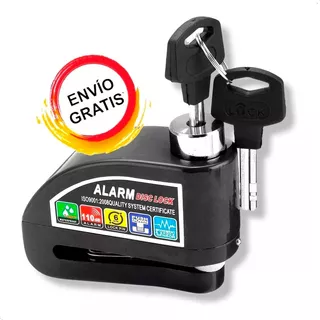 Candado De Disco Con Alarma Para Moto - Bicicleta