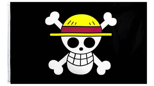 Bandera One Piece Luffy Mediana 60x90