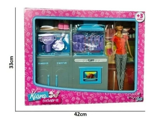 Muñeca Poppi Doll Kiara Cocinera
