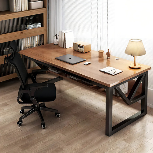 Escrivaninha gamer Ralean Mesa Gamer Com prateleira 140 aço de 170cm x 75cm x 60cm preto