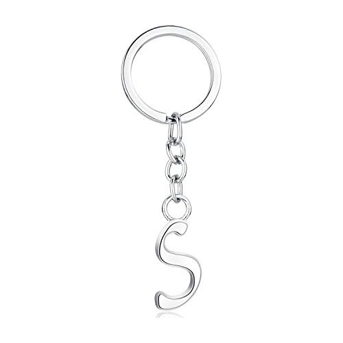 Carta Elegante Simple Alphabet Key Ring Charms Creativos Pa