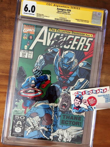 Comic Cgc - Avengers #334 Firmado Por Stan Lee