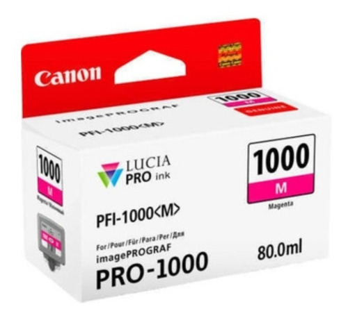 Cartucho Canon Pfi 1000  Lucia Pro 1000 Magenta