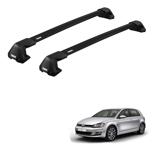 Rack Bagageiro Vw Golf Vll Hatch 13 Diante Evo Edge Thule