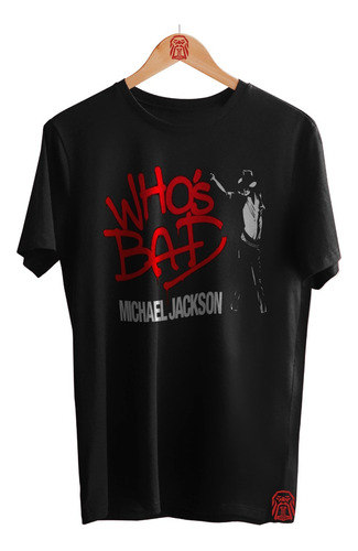 Polo Personalizado Michael Jackson Whos Bad 