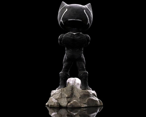 Boneco Action Figure Estatua Pantera Negra Marvel Minico