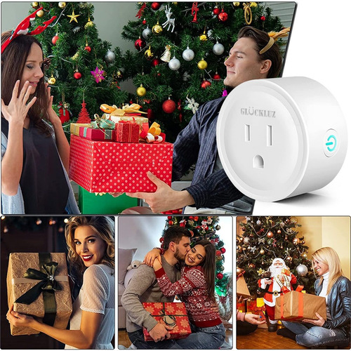 Enchufe Inteligente Wifi Glückluz Alexa X4