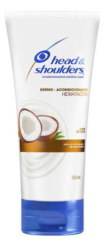 Dermo-Acondicionador Head & Shoulders Hidratación Aceite de Coco en tubo depresible de 150mL por 1 unidad