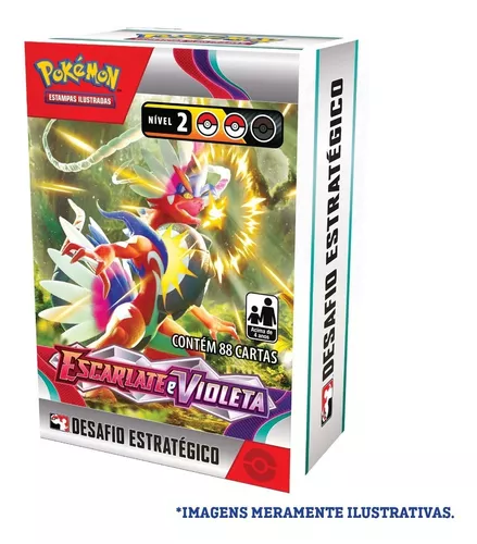 Jogo de Cartas POKEMÓN Scarlet & Violet Booster (Idade Mínima Recomendada:  6 anos - Envio Aleatório)