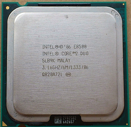 Procesador Intel Core 2 Duo E8500